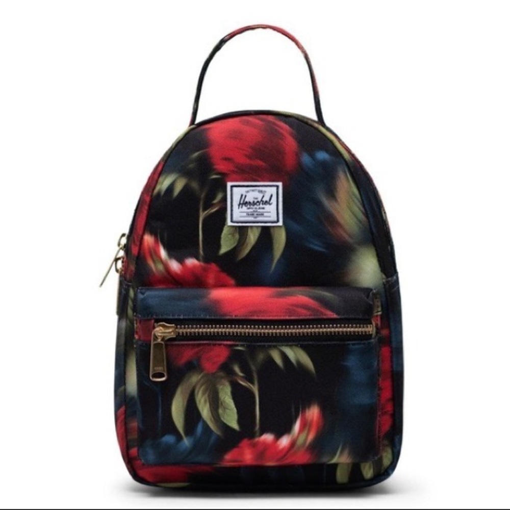 Herschel Nova Mini Backpack Blurry Roses School Bag Backpack